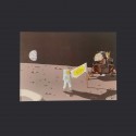 Carte postale - Bobby sur la lune